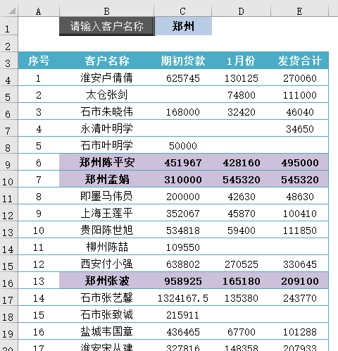 高亮显示查询内容